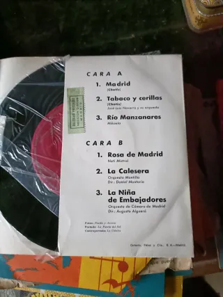Diez vinilos antiguos música pop rock