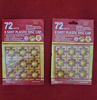 72 colpi 8 colpi plastica disco cap