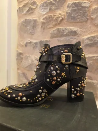 Botines Zadig & Voltaire negros con estrellas