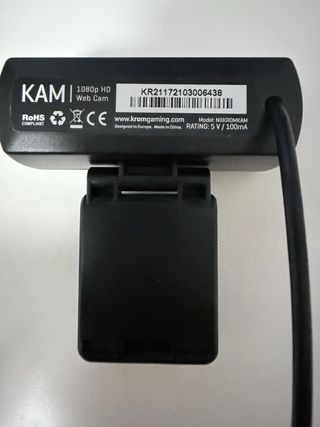 KROM Webcam Full HD 1080p con Micrófono