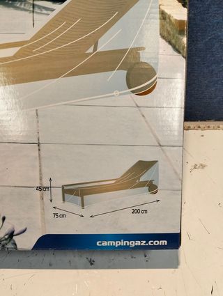 Funda Campingaz para Tumbona 45×200×75 cm PVC Resistente