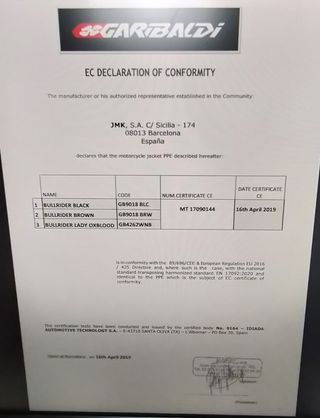 Chaqueta Piel Garibaldi Moto Mujer