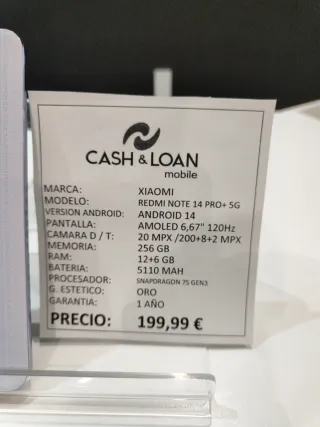 Xiaomi Redmi Note 14 Pro+ 5G 256GB Violeta