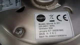 Lámpara Ventilador de Techo