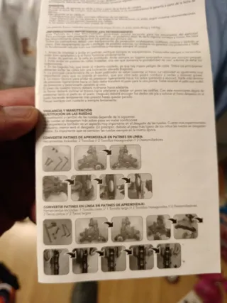 Patines en línea convertible a aprendizaje  + prot