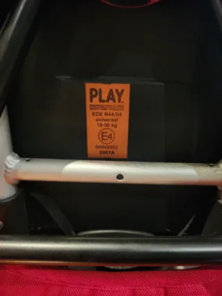 Silla coche infantil Playxtrem roja