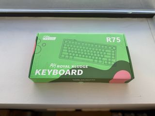 Teclado gaming Royal Kludge RKR75 Blanco (NUEVO)