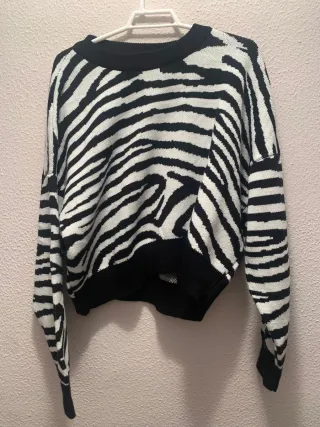 Jersey estampado cebra