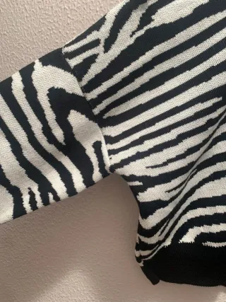 Jersey estampado cebra