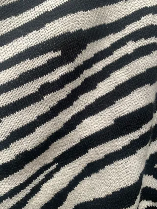 Jersey estampado cebra