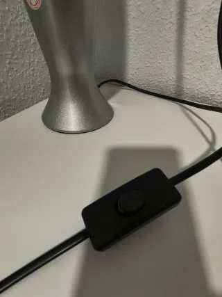 Lámpara de lava azul y verde