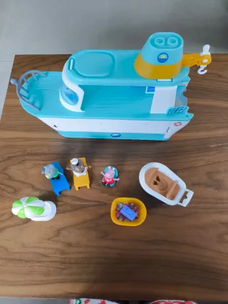 Barco Peppa Pig con accesorios