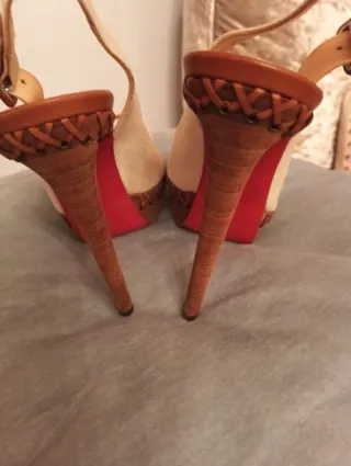 LOUBOUTIN T-38 ZAPATOS TACÓN NUEVO ORIGINALES