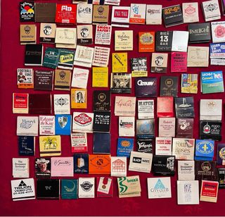 345 Scatole di fiammiferi a strappo vintage