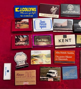 345 Scatole di fiammiferi a strappo vintage