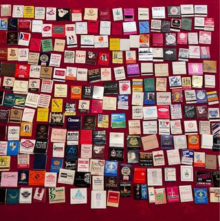 345 Scatole di fiammiferi a strappo vintage