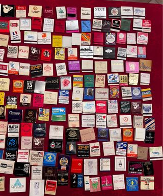 345 Scatole di fiammiferi a strappo vintage