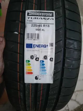 2 Neumáticos Bridgestone Tranza 225/45R18 95H XL