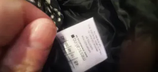 vestido cruzado efecto gotas