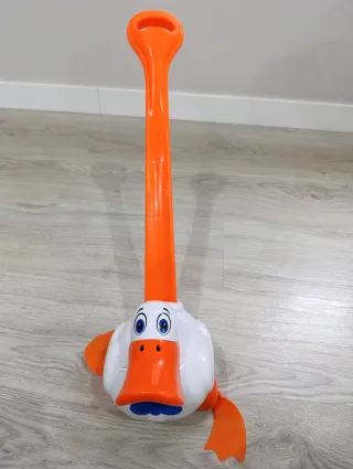 Pato Andador Juguete Infantil Naranja