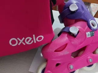 Patines Oxelo 28-30 + Casco + bolsa + Protecciones
