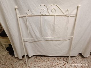 Cabecero forja blanco