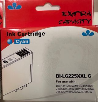 Tinta compatible BROTHER LC227XXLBK/LC225XXL-C-M-Y