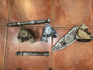 Horquilla Sanglas 400Y con ruedas y frenos