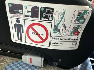 Alzador ISO Fix para el coche