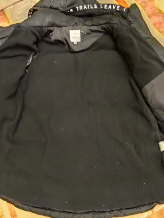 Giacca bambino nera con cappuccio