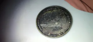 Medalla Bronce y Porcelana