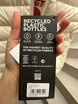 Chaleco Ecoalf Atlalf crudo Sin estrenar