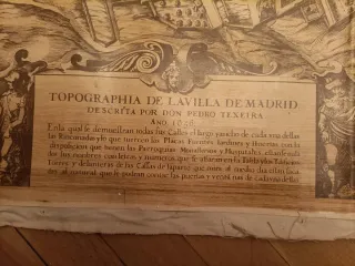 Mapa antiguo Madrid Siglo XVI