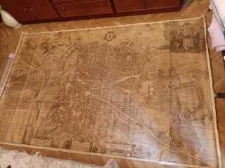 Mapa antiguo Madrid Siglo XVI