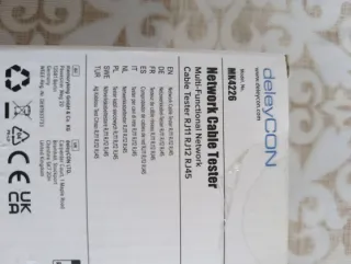 Tester Cavi Rete deleyCON RJ11 RJ45 Grigio