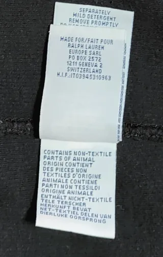 Jersey Polo Ralph Lauren Negro Talla M