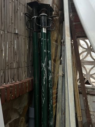 Puntales de obra 5m (solo 1 uso) - 4uds