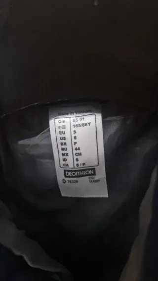 Cazadora Decathlon azul mujer