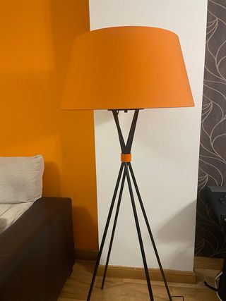 Lámpara Bo concep naranja y negra