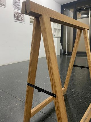 Caballetes de madera para mesa