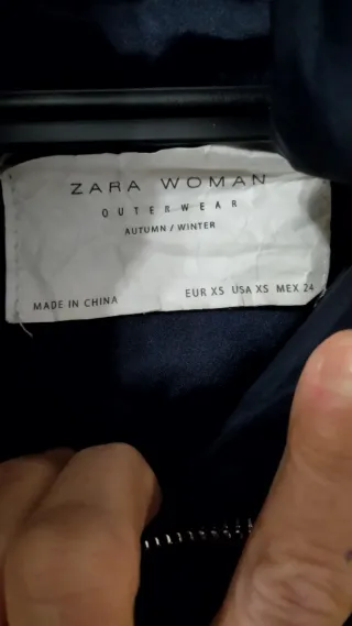 Abrigo Zara acolchado