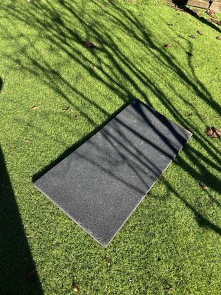 Losetas de caucho negra 97,4x49x4 cms