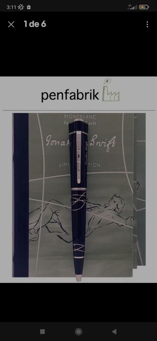 Bolígrafo Montblanc Edición Jonathan Swift
