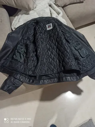 Chaqueta Piel Moto Talla 52 como nueva