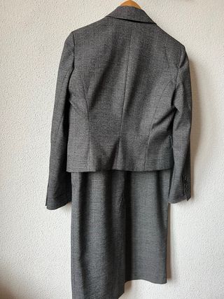 Traje Zara Gris Nuevo con Etiqueta