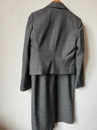 Traje Zara Gris Nuevo con Etiqueta