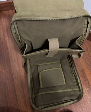 Mochila Vintage Cuero y Lona Unisex marca DOCKERS