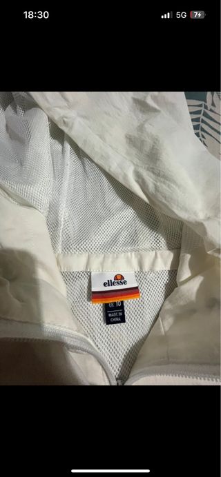 Cortavientos Ellesse blanco