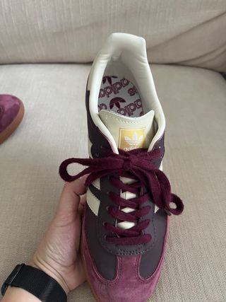 Zapatillas Adidas Samba Morado/Blanco