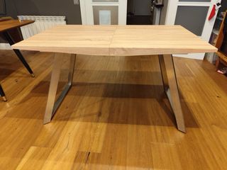 Mesa Comedor Extensible Madera y Metal